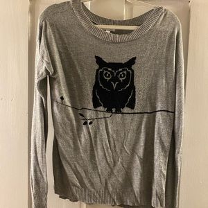 Charming Charlie Owl Sweater